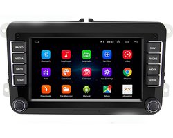 Boscer® Autoradio - Geschikt voor Volkswagen, Skoda & Seat - Apple Carplay & Android Auto (Draadloos) - Android 10 - Navigatiesysteem - 7 Inch HD scherm - Achteruitrijcamera & Externe Microfoon