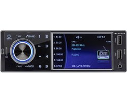 Caliber Autoradio met Bluetooth - DAB - Video afspelen op 4 inch Scherm - 1 DIN - Enkel DIN - Achteruitrijcamera Ingang - Handsfree bellen - USB Lader (RMD402DAB-BT)