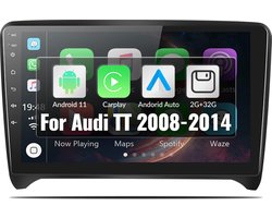 CAMECHO - Android 11 Autoradio - 2G + 32G - Draadloze Carplay - 9 Inch Scherm