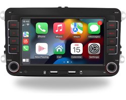 CarPlay & Android Navigatie 7" voor Volkswagen, Seat & Skoda | Android 13 | 32GB Opslag, 2GB RAM | WiFi, GPS, Bluetooth & DSP | Voor Polo/Golf/Fabia/Altea 2003-2015