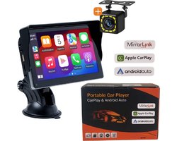 Carplay dongle-CarplaCarplay dongle-Carplay scherm- Touchscreen - Navigatiesysteem Auto - Voor Apple & Android - Universeel - Carplay Draadloos - Multimedia Autoradio - 7 Inch - PRO VERSIE