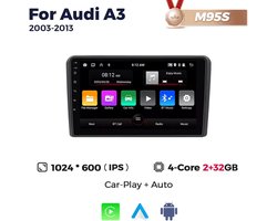 Carplay radio geschikt voor Audi A3 2003-2013