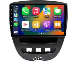 Citroen C1 / Peugeot 107 / Toyota Aygo | 2005 - 2014 | 4GB ram - 64GB opslag / Carplay & Android auto | Autoradio met navigatie | Radio scherm | 2005 2006 2007 2008 2009 2010 2011 2012 2013 2014