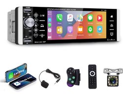 Draadloze Apple Carplay - 1 Din Autoradio - Bluetooth & Mirror Link