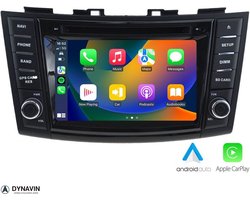 Dynavin Suzuki Swift 2010-2017 radio navigatie Android 13 64gb met apple carplay en android auto