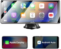 ESSGOO Draadloze Apple CarPlay & Android Auto Autoradio - 10,26 inch Touchscreen - Bluetooth Handsfree - AUX