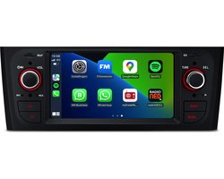 Fiat Punto Autoradio | 2006 t/m 2009 | Draadloos Carplay | Android auto