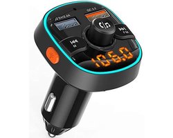 FM-zender, 24-uurs tijdweergave, Bluetooth 5.0-autoradio-adapter met