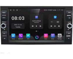 Ford 2004 - 2011 | Carplay & Android auto | Focus Fiesta C & S max Fusion Mondeo Hobby TL Transit Connect Galaxy Kuga | 2GB & 32GB | Autoradio met Navigatie | Android radio | 2004 2005 2006 2007 2008 2009 2010 2011