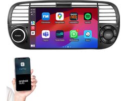 Geschikt voor Fiat 500 2005-2017 | 7" Android 14.0 Autoradio | Apple CarPlay & Android Auto | 2GB RAM & 32GB opslag | Draadloze verbinding | HD Scherm | FM, AM, DAB+ Radio | Bluetooth handsfree bellen