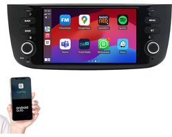 Geschikt voor Fiat Punto | 7" Android 14.0 Autoradio | Apple CarPlay & Android Auto | 2GB RAM & 32GB opslag | Draadloze verbinding | HD Scherm | FM, AM, DAB+ Radio | Bluetooth handsfree bellen | 2010, 2011, 2012, 2013, 2014, 2015