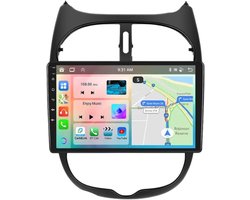 geschikt voor Peugeot 206 1999 - 2011 | Carplay & Android auto | 2GB & 32GB | Autoradio met navigatie | Radio scherm | 1999 2000 2001 2002 2003 2004 2005 2006 2007 2008 2009 2010 2011