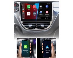 Geschikt voor Peugeot 208 & 2008 | Android Autoradio | Apple CarPlay & Android Auto | Bluetooth | Navigatie | Carkit | Radio | GRATIS E-BOOK | 2012, 2013, 2014, 2015, 2016, 2017, 2018