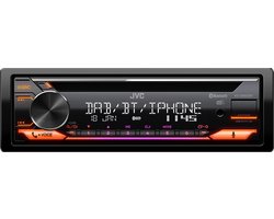 JVC KD-DB922BT Autoradio - inclusief DAB+ antenne - Multicolor