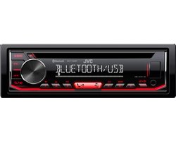 JVC KD-T702BT - 1DIN Autoradio met Bluetooth, CD en USB