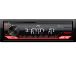 JVC KD-X282BT Autoradio - Rood