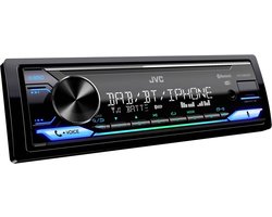 JVC KD-X482DBT Autoradio enkel DIN Bluetooth handsfree, DAB+ tuner + gratis DAB antenne