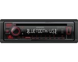 Kenwood KDC-BT440U Radio-CD speler - Bluetooth - Rood