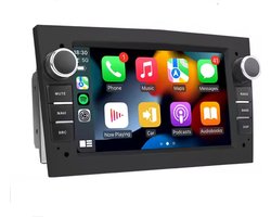 geschikt voor Opel Astra H Corsa C & D Agila Combo Antara Vectra Zafira Vivaro | Zwart 2002 - 2013 | Carplay & Android Auto | 2GB & 16GB | Autoradio Navigatie | Radio scherm | 2004 2005 2006 2007 2008 2009 2010 2011 2012