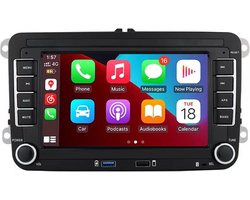 Multimedia Autoradio Android 13 Voor VW Polo/Golf/Seat/Skoda 2003-2015 2GB/32GB CarPlay/Auto/Wifi/RDS/GPS/DSP/5G/DAB+