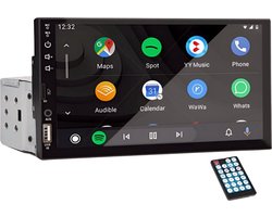 Multimedia CarPlay Scherm- Draadloze CarPlay Dongle voor Apple en Android - Geschikt voor Auto Radiosystemen - Draadloos CarPlay Gemak - Universeel Wifi Video Speler - Met Camera