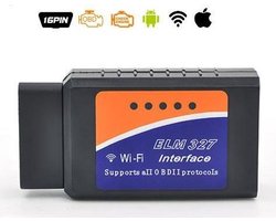 OBD2 WIFI adapter, ELM 327, Auto diagnose scan tool voor foutcode's, Android & IOS APPLE IPHONE