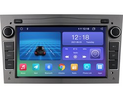 Opel Android 10 Navigatie  2gb / 32 gb   Multimediasysteem voor Astra Antara Vectra Corsa Combo Meriva Vivaro Zafira Signum Tigra Twintop Grijs