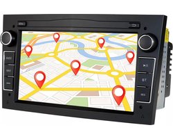 Opel Astra Antara Vectra Corsa Combo Meriva Vivaro Zafira Signum Tigra Twintop Android 10 Navigatie en Multimediasysteem Zwart