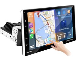 Podofo - Auto Multimedia Speler - 9inch - 2GB - 64GB - 1Din - Carplay Scherm - Touchscreen - GPS-navigatie - WIFI - Bluetooth - FM/RDS - Autoradio