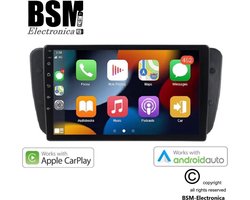 Seat Ibiza autoradio 6J 2009-2013, Android, Apple Carplay, Android-Auto 9 inch scherm, GPS, Wifi, Bluetooth