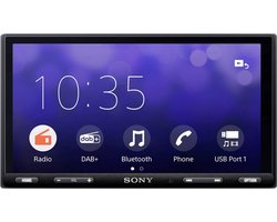 Sony XAV-AX5650 Autoradio met scherm Android Auto, Apple CarPlay, DAB+ tuner, Bluetooth handsfree, Incl. DAB-antenne, A