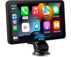 STEN Universeel scherm voor Apple CarPlay en Android auto - CarPlay Scherm - Complete Set - 7 Inch