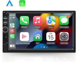 Vici® Universele Autoradio - Radio - Apple Carplay & Android Auto -Bluetooth - Navigatie - Handsfree - Android met Google Play - 7'' Touchscreen - USB AUX