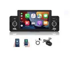 VIKEFON - Autoradio - 1 DIN - Apple Carplay - Android Auto - Bluetooth - Usb - Camera