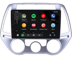 Yeer Octa core navigatie Hyundai i20 2012-2014(handmatige airco) | draadloos Carlink | Android 11