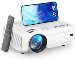 4K Mini Beamer 5G WiFi Bluetooth Projector - Full HD, 200 inch Scherm met Zoomfunctie