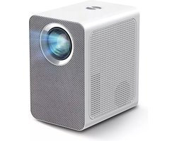 Belesy® Beamer Projector M36 - Wit Mini Beamer – Full HD Projector – Wifi – Android 9.0 – 6.000 Lumen – Contrast 10.000:1 – Beamers - Projectie 50 tot 130 inch - Cadeau - WK 2022 - Moederdag