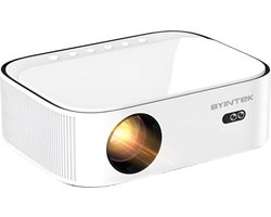 Byintek - K45 - Beamer - Projector Beamer - Mini Meamer - 4k - Full HD 1080P - 1920x1080dpi - Automatische focus - met WiFi - 950ANSI Lumens - Wit