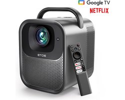 ETOE Seal Pro-projector, 1000 ANSI, Native 1080P, Google TV, autofocus, automatische keystone-correctie, 2 * 10W-luidsprekers - EU-stekker