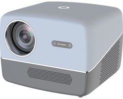 Fuegobird A6 - 1080P Full HD Beamer - Smart Home Projector - Support 4K - Android TV 9.0 - 450 ANSI - Streamen met IOS & Android - Autofocus en 4D keystone - 2GB RAM+32GB ROM - WiFi6 - 2.4G/5G WiFi - BT5.0 - Netflix/Prime Video/Youtube - Grijs