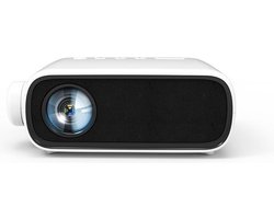 Fuegobird Mini Beamer Projector - Pocket Beamer YG280 - Draagbaar - LED - Ondersteuning van 1920*1080 - Wit