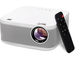 Full HD Multimedia Projector - Mini Portable Compact Home Theater System with Remote Control Native 1080p Video Projection & HDMI Cable Beamer