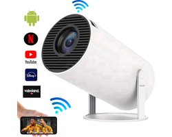 Gladi Mini Beamer Max - Home Cinema - Beamer - Projector - Wifi 6 & Bluetooth 5.0 - Android 11.0 - Wit