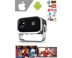 Huiselijk Geluk Draagbare Mini Projector - Mini Projector - Draagbare Beamer - Beamer Mini - Beamer Scherm Elektrisch - Beamer 4k - Beamer Mini Telefoon - Beamer Mini Draadloos