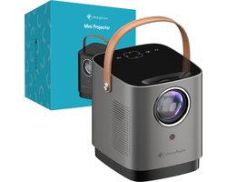 iMoshion Draagbare Beamer - Full HD Mini Beamer / Projector - Streamen via WiFi - Grijs