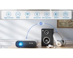 K5 Wifi Bluetooth draagbare projector video beamer