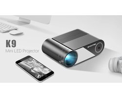 LCD Mini Projector - Mini Beamer - 4K - Smartphone - Home Theater - Draagbare Filmprojector - met Speakers