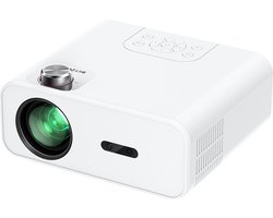 LED Projector Automatische scherpstelling 1080P Resolutie 9000 Lumen 6D-Keystone Correctie Ondersteuning zijwaartse projectie Bluetooth Beamer