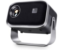 Livista Smart Beamer 4K - Bluetooth - Wifi - Android - Airplay - Projector Scherm - Mini Beamer - Home cinema - Draagbaar - Grijs