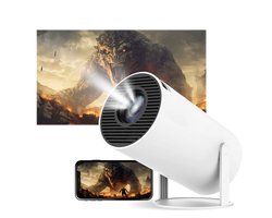 Magcubic Beamer- Mini Beamer - Mini Projector - Android 11 - 4k support - hy300 - 8000 lumens - led lamp - Wifi Bluetooth HDMI - Wit